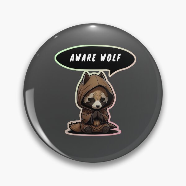 Item preview, Aware Wolf designed and sold by ehartstudio.