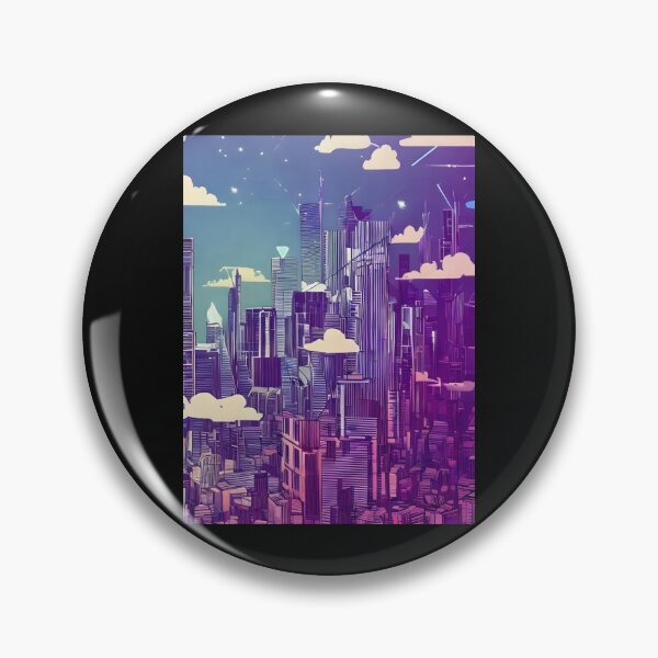 Item preview, Neon Sky Scraper Buildings Graphic designed and sold by MotionWaves.