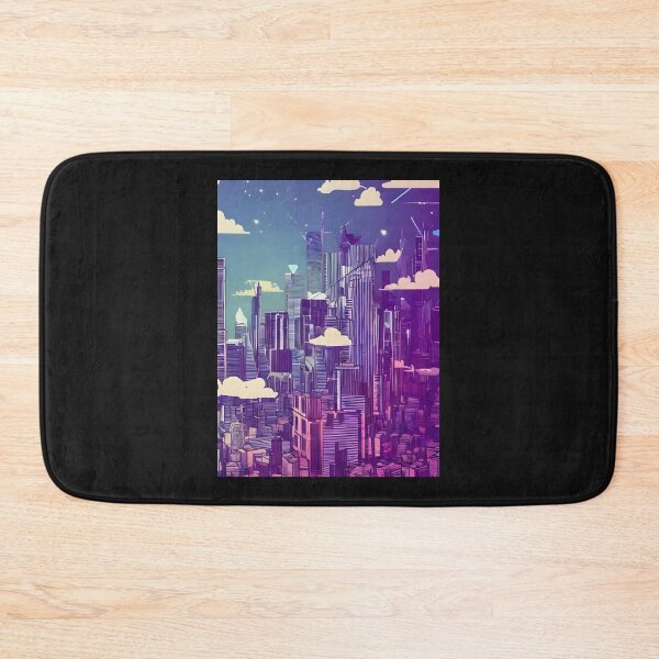 Item preview, Neon Sky Scraper Buildings Graphic designed and sold by MotionWaves.