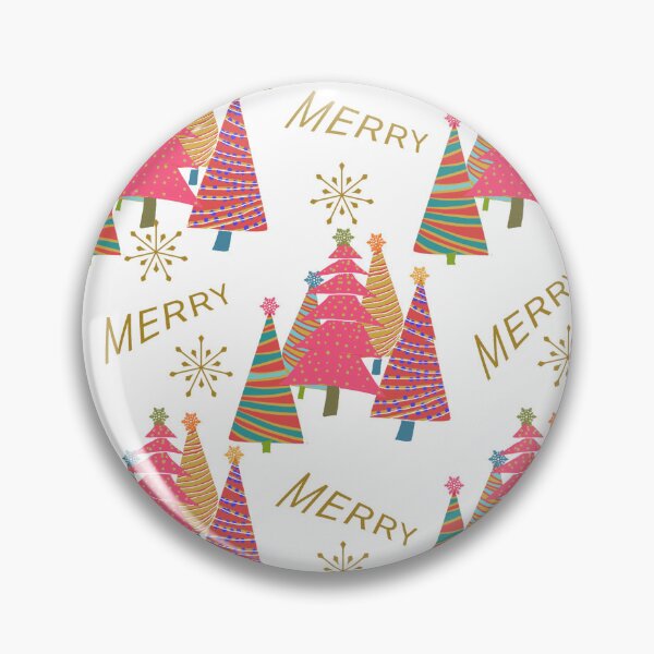 Item preview, Merry Merry Christmas Trees on White designed and sold by ArtFabric.