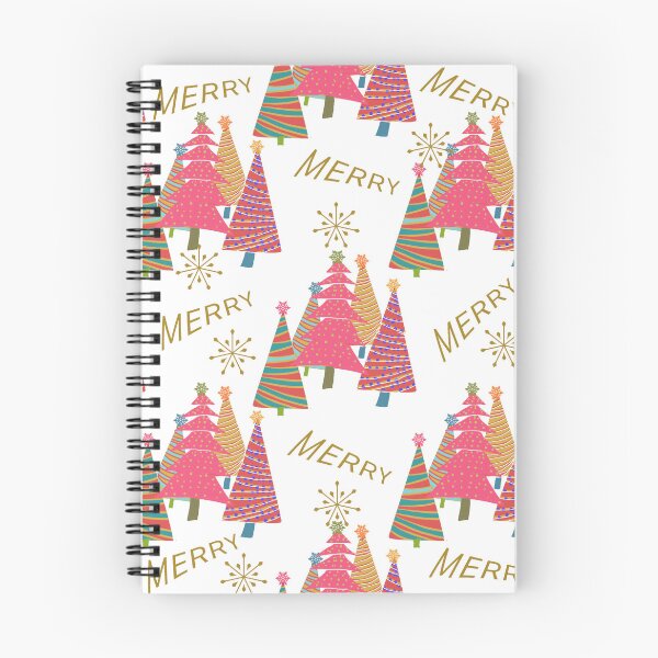 Item preview, Merry Merry Christmas Trees on White designed and sold by ArtFabric.