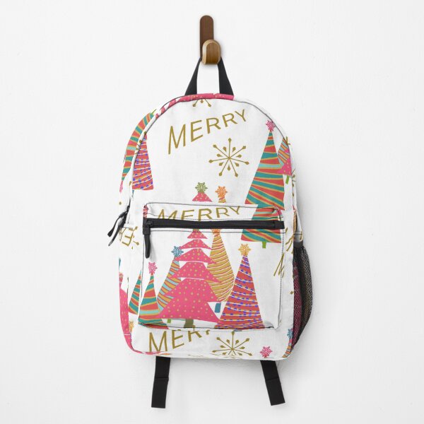 Item preview, Merry Merry Christmas Trees on White designed and sold by ArtFabric.
