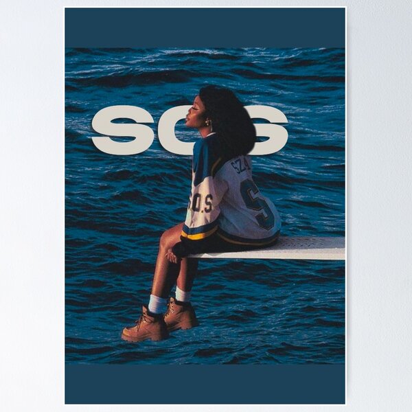 Aperçu de l'œuvre Conception de la couverture de l'album SZA- SOS créée et vendue par 90supa.