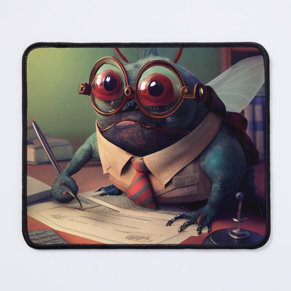 Item preview, Just a Fly Doing His Taxes Digital Painting designed and sold by CodeAndColors.