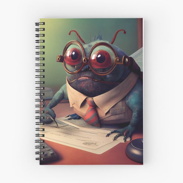 Item preview, Just a Fly Doing His Taxes Digital Painting designed and sold by CodeAndColors.