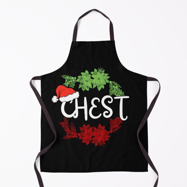 Item preview, Christmas Chest Nuts Green and Red Typography designed and sold by Gym Beasts ⭐⭐⭐⭐⭐.