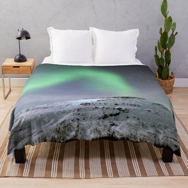 Item preview, northern lights - auroras above the mountains designed and sold by Durgaa D.