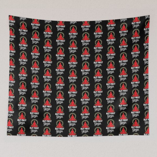 Item preview, But First Yoga Fitness Yoga Instructor Meditation designed and sold by GrumpyDadCo.