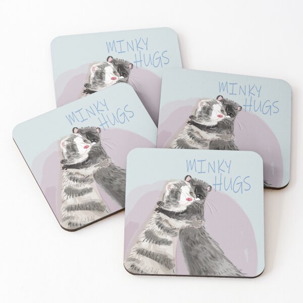 Item preview, Minky Hugs #1 CARD designed and sold by belettelepink.