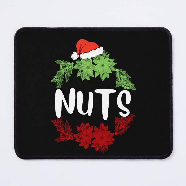Item preview, Christmas Chest Nuts Green and Red Typography designed and sold by Gym Beasts ⭐⭐⭐⭐⭐.