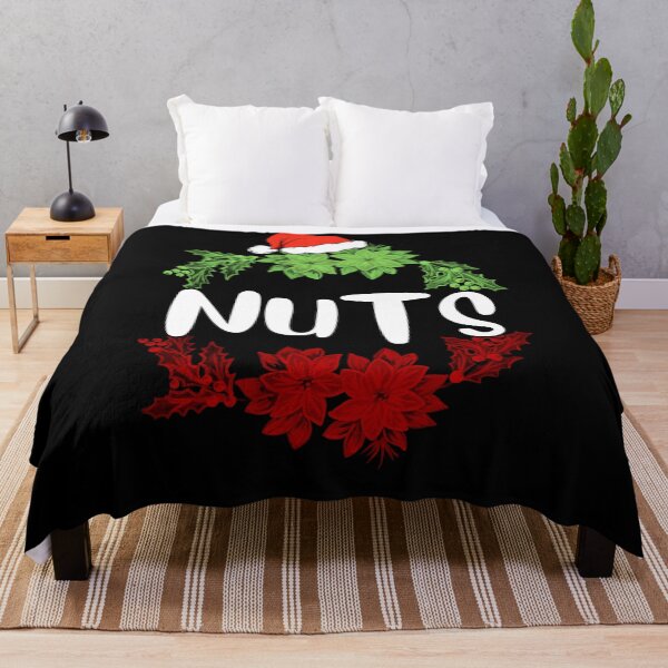 Item preview, Christmas Chest Nuts Green and Red Typography designed and sold by Gym Beasts ⭐⭐⭐⭐⭐.