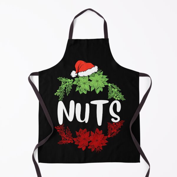 Item preview, Christmas Chest Nuts Green and Red Typography designed and sold by Gym Beasts ⭐⭐⭐⭐⭐.