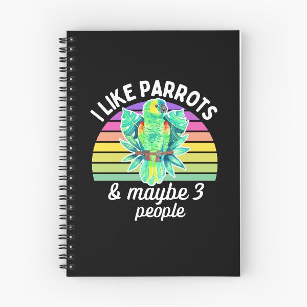 Item preview, I Like Amazon Parrots and Maybe 3 People designed and sold by Ivy Lily Art.