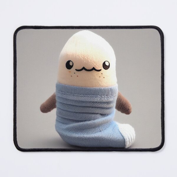 Item preview, Happy Cute Sock Puppet Digital Painting designed and sold by CodeAndColors.