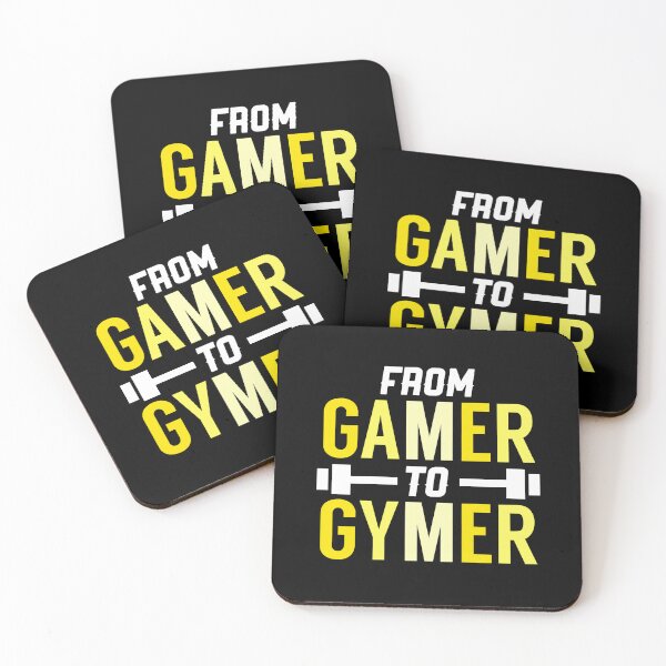 Item preview, From Gamer To Gymer : Funny Fitness quote designed and sold by EnzoVectorism.