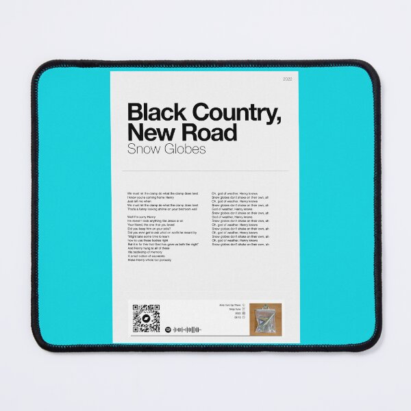 Item preview, SNOW GLOBES ✅ Black Country New Road poster designed and sold by ScienceCorp.