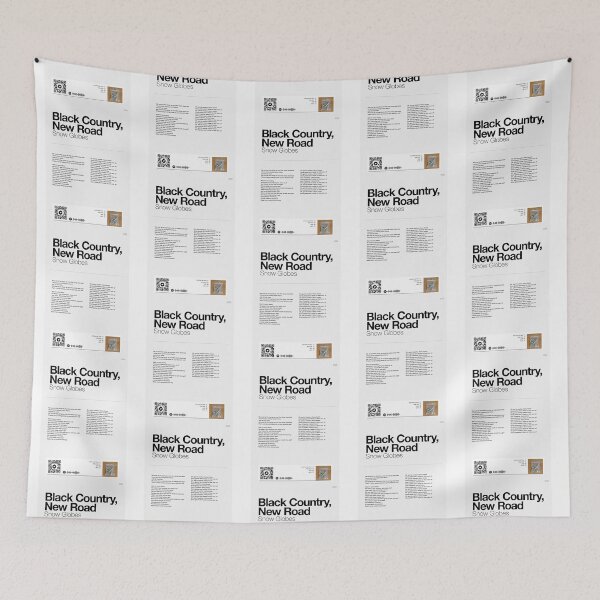 Item preview, SNOW GLOBES ✅ Black Country New Road poster designed and sold by ScienceCorp.