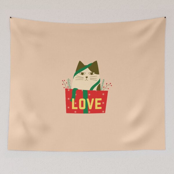 Item preview, Meowy Catmas Cat Christmas Tree Xmas Girls Boys Funny Santa designed and sold by R&C.