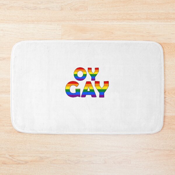 Item preview, OY GAY - Rainbow Pride Jewish expression designed and sold by WigOutlet.