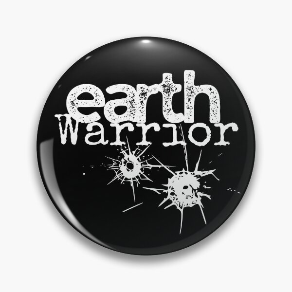 Item preview,  Earth Warrior Modern Grunge Text Design designed and sold by EarthArtDesigns.