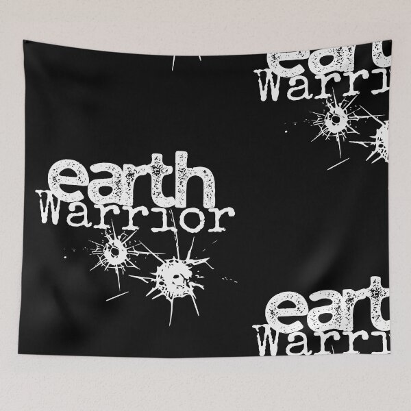 Item preview,  Earth Warrior Modern Grunge Text Design designed and sold by EarthArtDesigns.