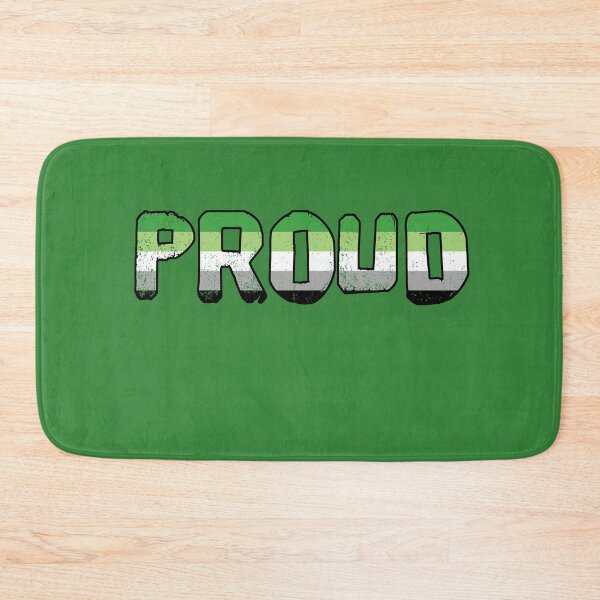 Item preview, PROUD aromantic flag LGBTQIAA designed and sold by incurablehippie.