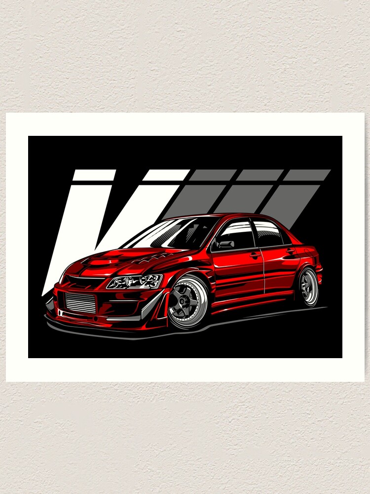 【AUTO art】MITSUBISHI LANCER EVO/SUBARU I Evo VIII Lancer JDM Mitsubishi Sport Car