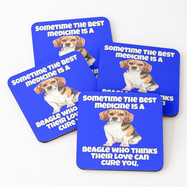 Item preview, Beagle Dog Pet Owner Sometime The Best Medicine Is A Beagle  designed and sold by fantasticdesign.