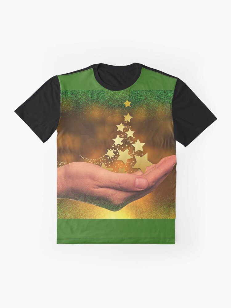 Alternate view of Handing Over Christmas Joy Graphic T-Shirt