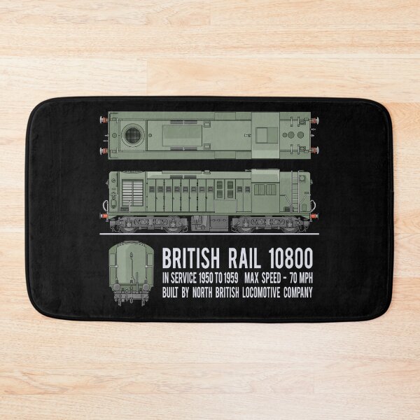 Item preview, British Rail 10800 Locomotive Train Diagram Gift designed and sold by Maljonic.
