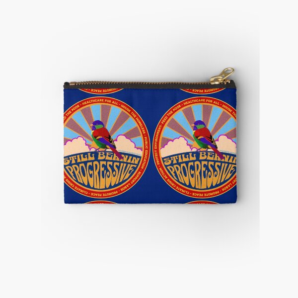 Item preview, PMD00139 Progressive Movement Designs dawn Still Bernin rainbow colored bird with political goals design for progressives who supported Bernie Sanders designed and sold by ProgressiveLeft.