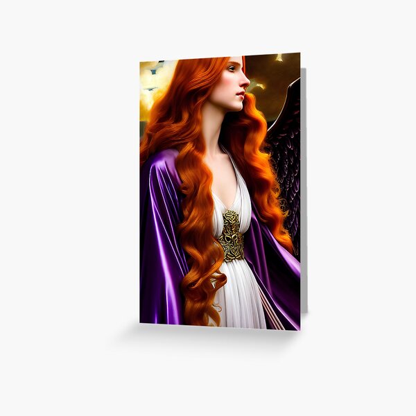 Lady Greeting Card
