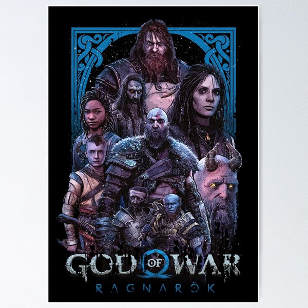 Poster Cartaz God of War Playstation PS3 PS4