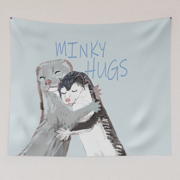 Item preview, Minky hugs CARD designed and sold by belettelepink.