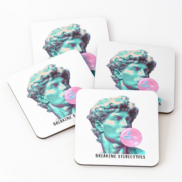 Item preview, Breaking Stereotypes - Michelangelo's David Blowing Bubblegum designed and sold by Olenaus.