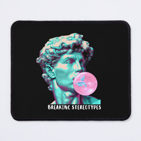 Item preview, Breaking Stereotypes - Michelangelo's David Blowing Bubblegum designed and sold by Olenaus.