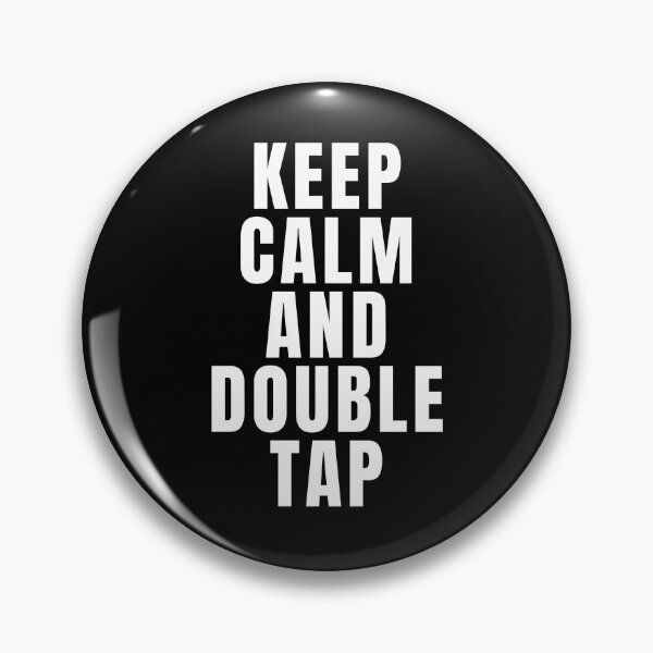 Item preview, Keep Calm And Double Tap designed and sold by texteestore.