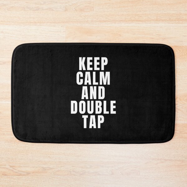Item preview, Keep Calm And Double Tap designed and sold by texteestore.