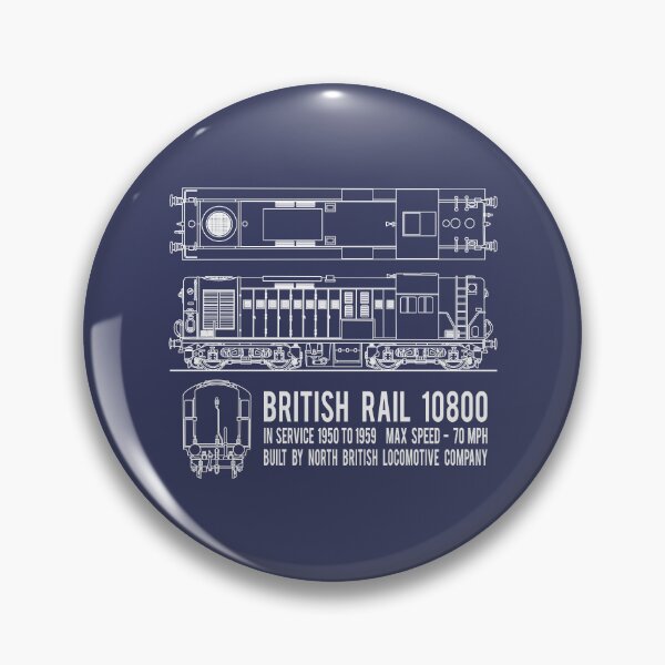 Item preview, British Rail 10800 Locomotive Train Blueprint Diagram Gift designed and sold by Maljonic.