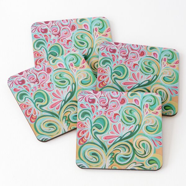 Item preview, Flowers, Original Abstract Swirl Art designed and sold by PirateSun.
