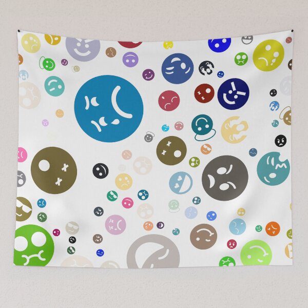 Item preview, Emoji Funny Multi Color Face designed and sold by Pixel4Art.