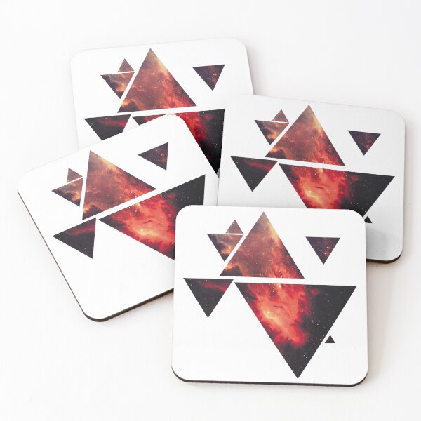 Item preview, Galaxy in geometric shapes designed and sold by UA-Shirts.