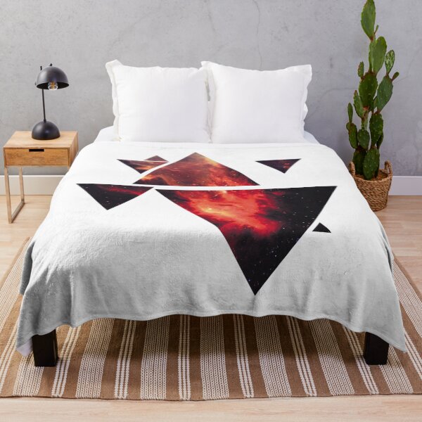 Item preview, Galaxy in geometric shapes designed and sold by UA-Shirts.