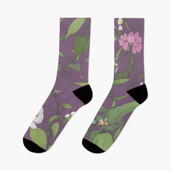 Item preview, Purple Flowers Pattern designed and sold by maddie-illus.