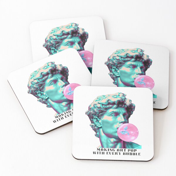 Item preview, Making Art Pop - Michelangelo's David Blowing Bubblegum designed and sold by Olenaus.