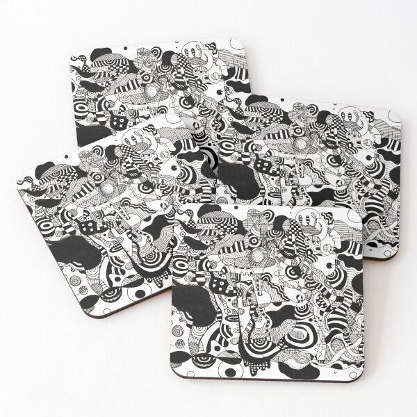 Item preview, An abstract black and white composition designed and sold by RealMatch.