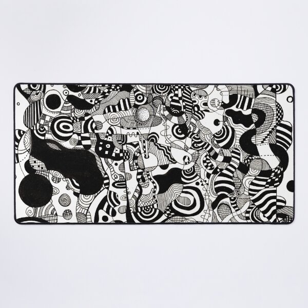 Item preview, An abstract black and white composition designed and sold by RealMatch.
