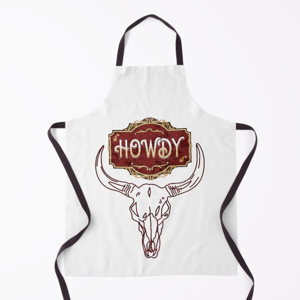 Item preview, Cow Skull Wild West Western Howdy designed and sold by artfulnotebook.