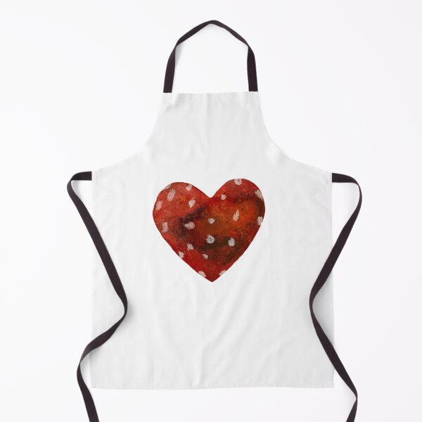 Item preview, Heart textured a watercolor illustration hand drawn designed and sold by Yana Mustafina | Boho Soulful Designs.
