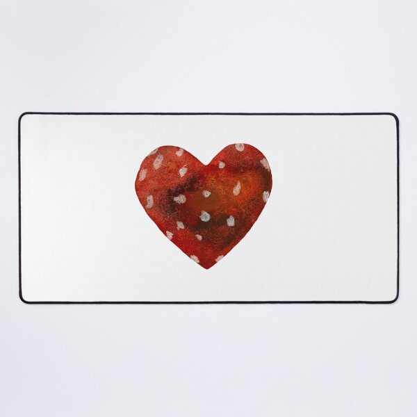 Item preview, Heart textured a watercolor illustration hand drawn designed and sold by Yana Mustafina | Boho Soulful Designs.